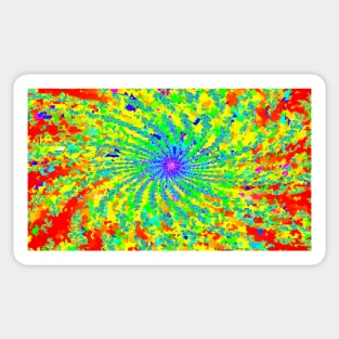 Psychedelic Fractal Sticker